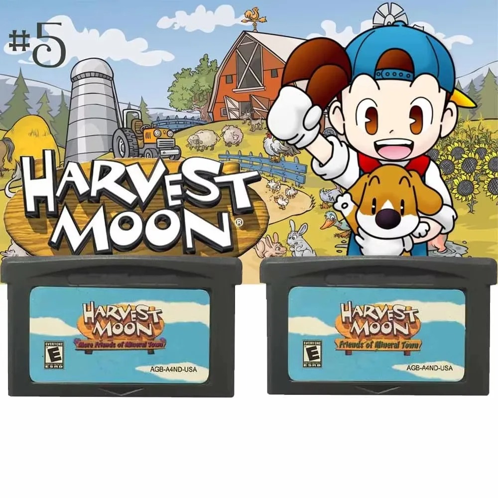 Gaming Console Video - Cartucho de Jogo GBA Harvest Moon