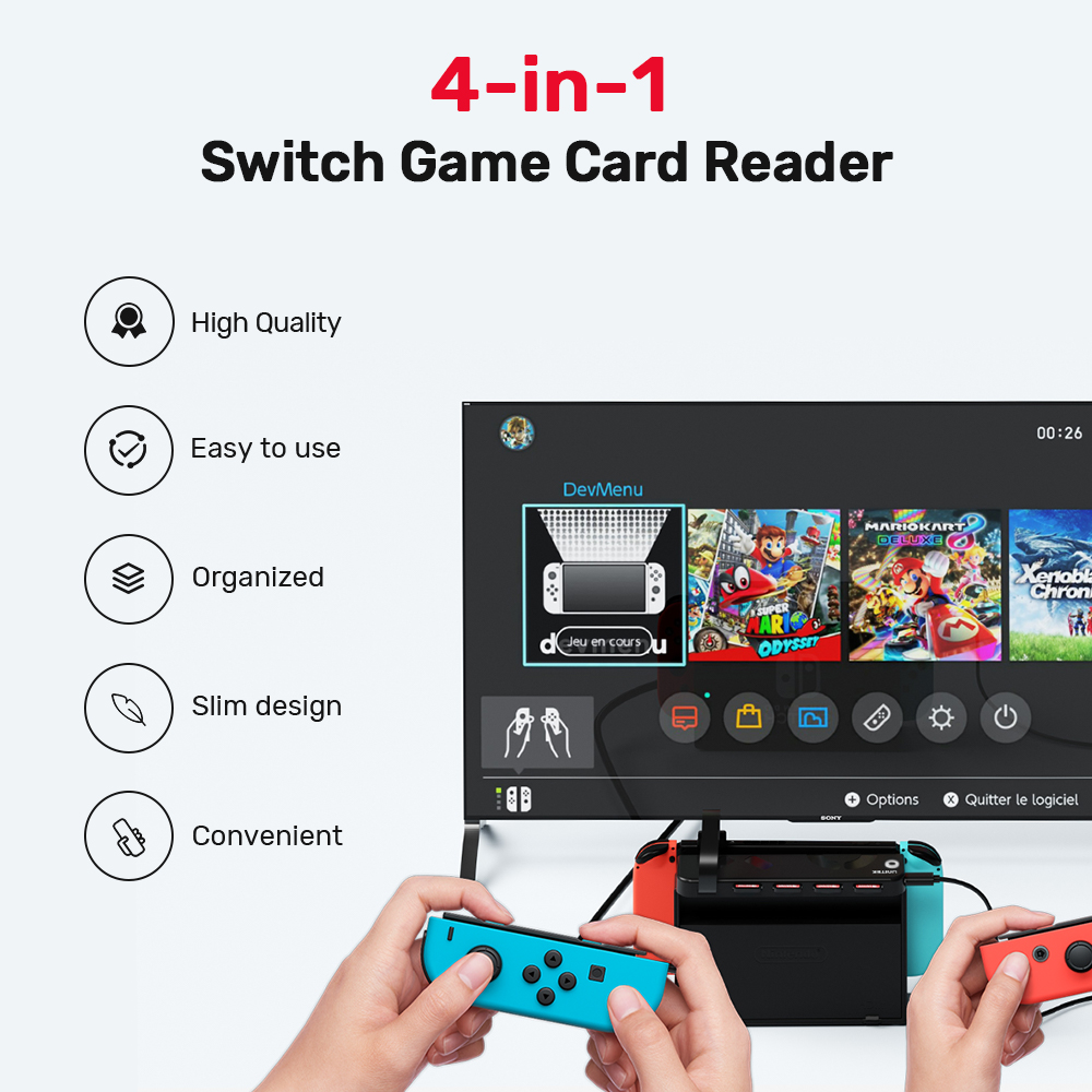 Nintendo Console Switch Lite - Leitor de Cartão de Jogo Portátil