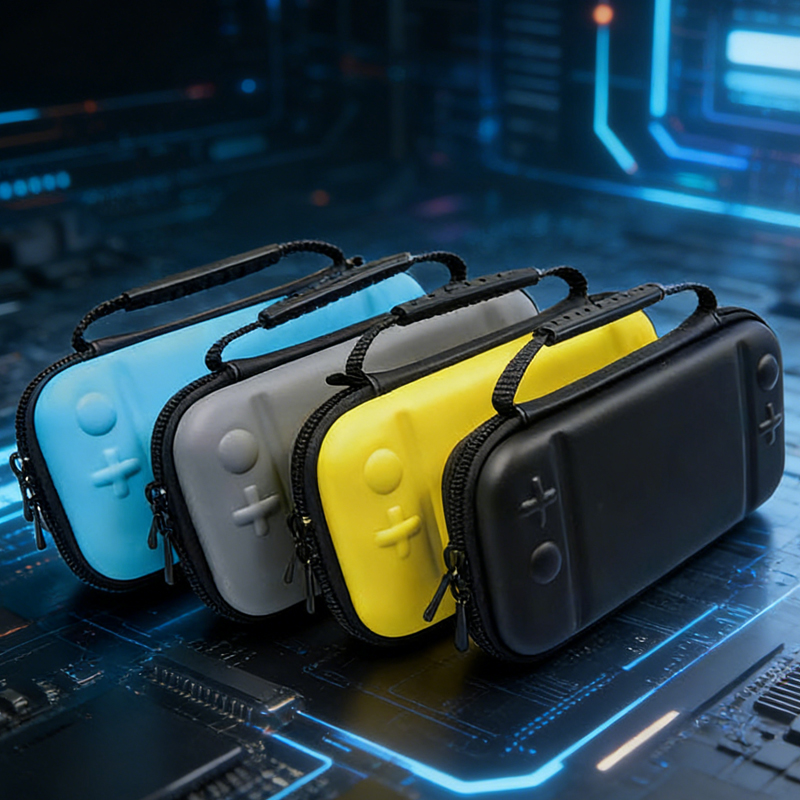 Nintendo Console Switch Lite - Bolsa Protetora Amarela Mini para Armazenamento