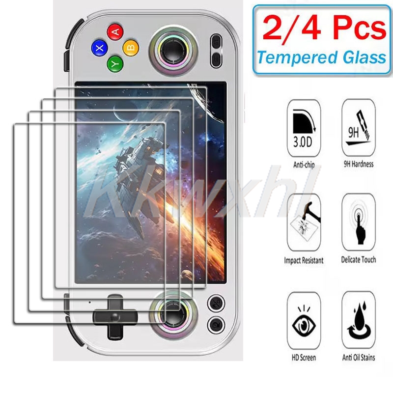 Gaming Console Anbernic - 2-4 peças 9h hd vidro temperado