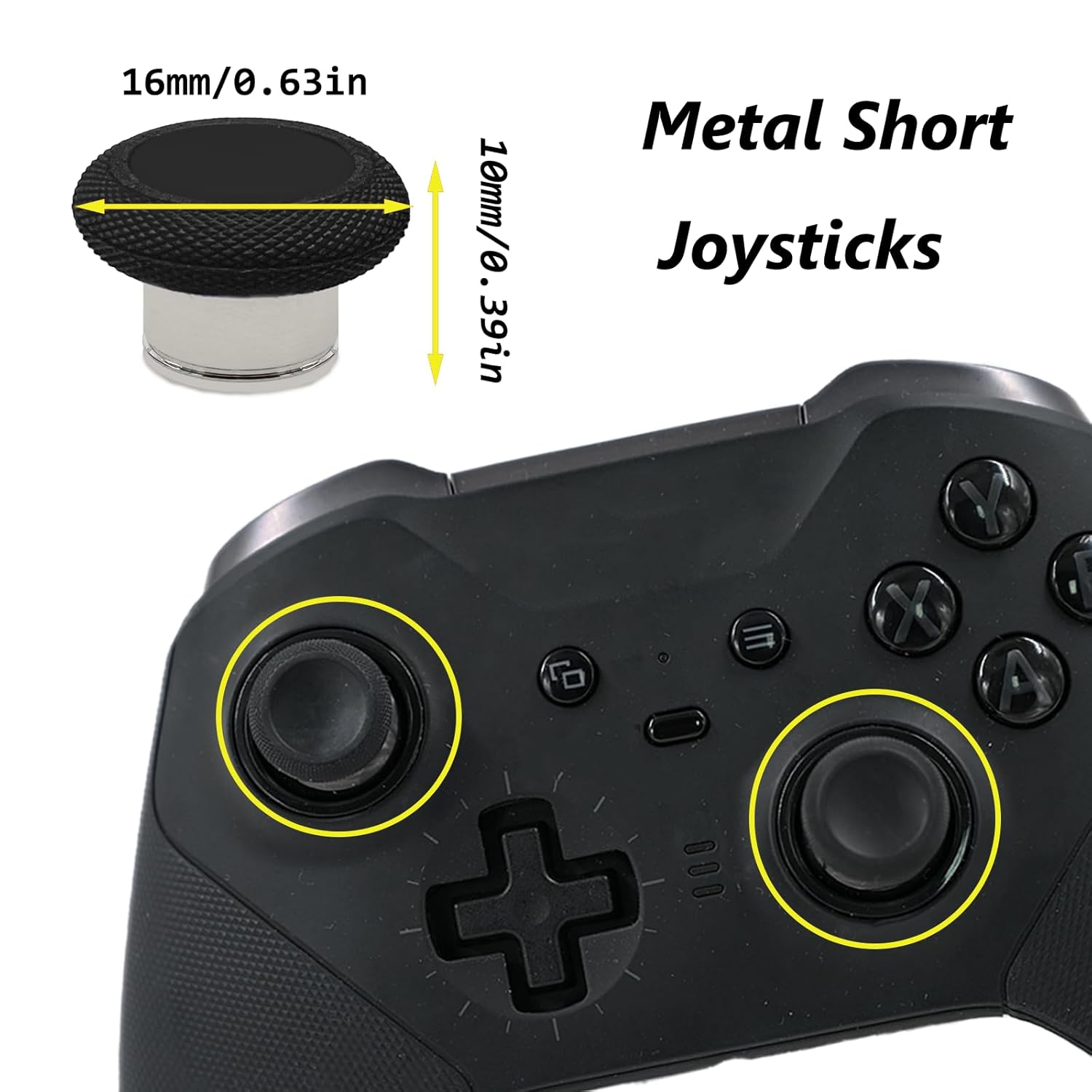 Microsoft Controller Xbox Wireless - 2x Thumbsticks de Reposição de Perfil