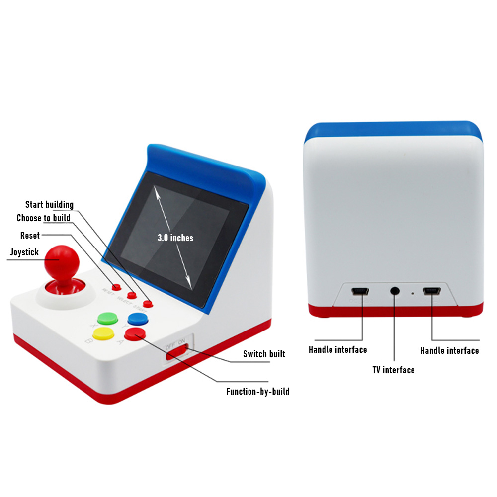 3inch 8Bit Retro Mini Estação  - Gaming Console Video avaliação e preço