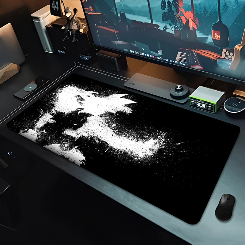 Mouse Pad Grande DBZ Black Ani - Gaming Console Desk avaliação e preço