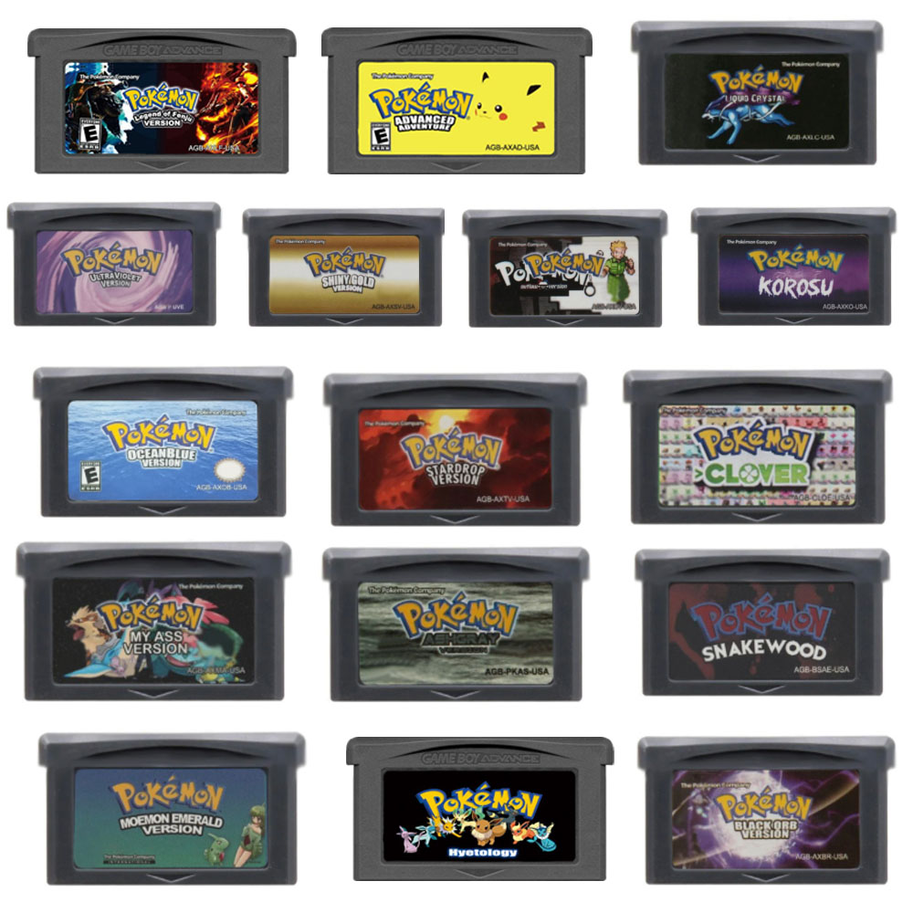 Cartucho de Jogo da Série Poké - Gaming Console Video avaliação e preço