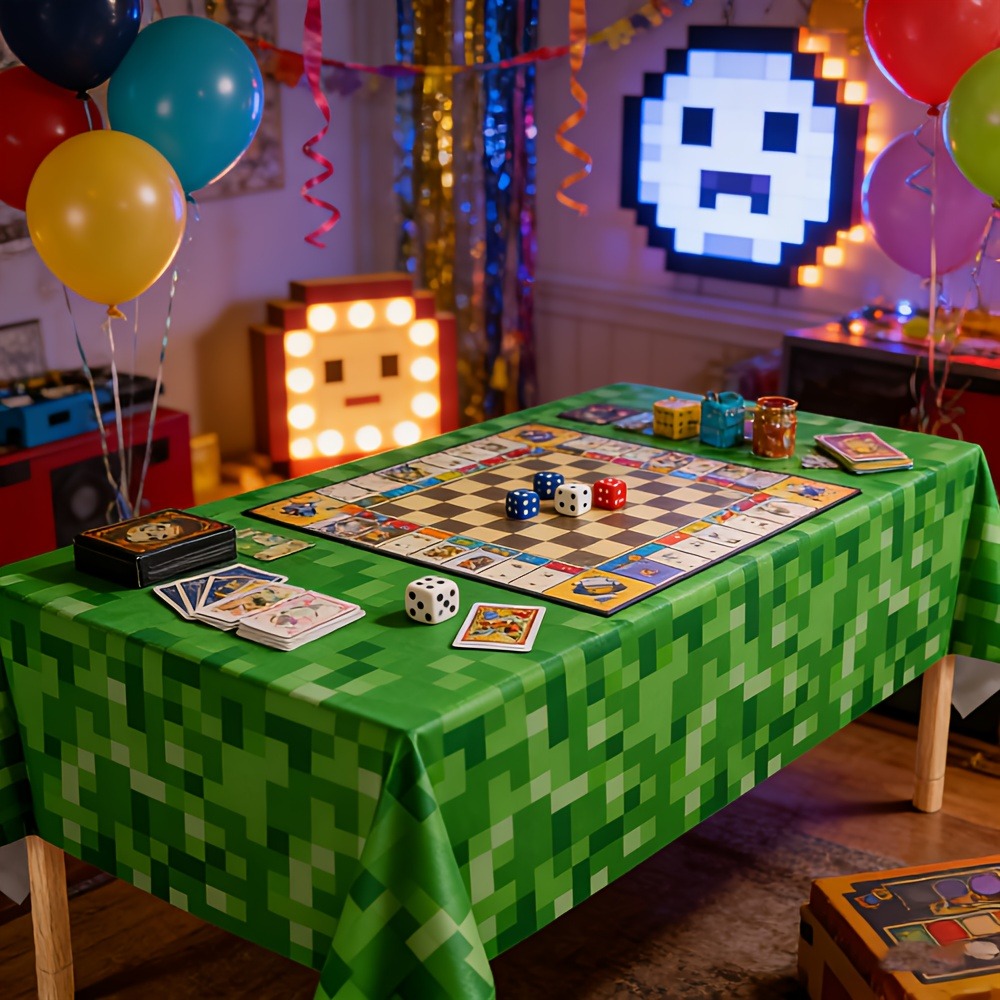 Toalha de mesa descartável Cre - Gaming Console Design avaliação e preço