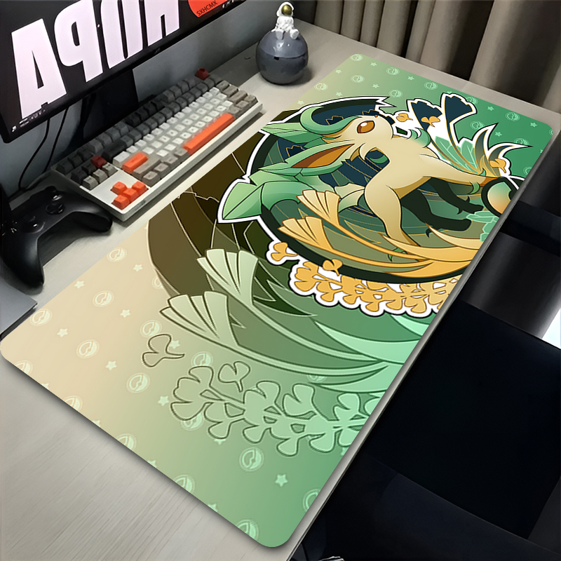 Mouse Pad Gamer P-pokemon Leaf - Gaming Console Desk avaliação e preço
