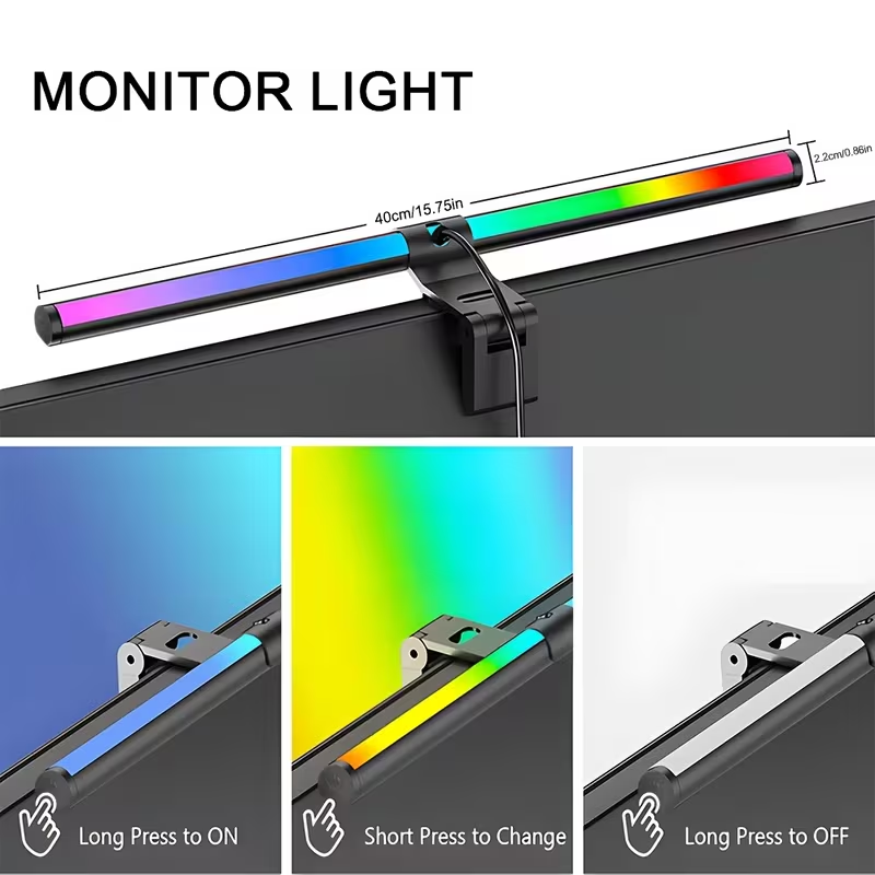 Barra de Luz LED para Monitor  - Gaming Console Desk avaliação e preço