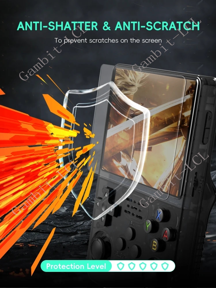2-4 peças 9h hd vidro temperad - Gaming Console Anbernic avaliação e preço