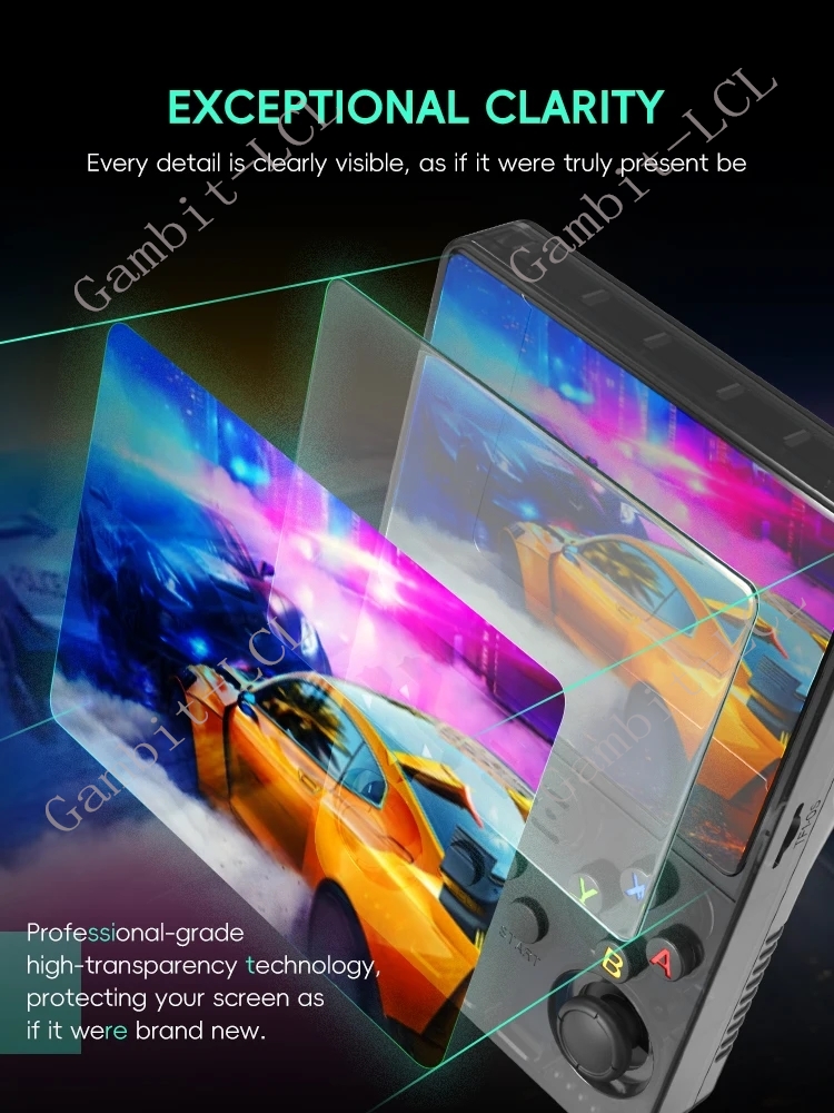 2-4 peças 9h hd vidro temperad - Gaming Console Anbernic avaliação e preço