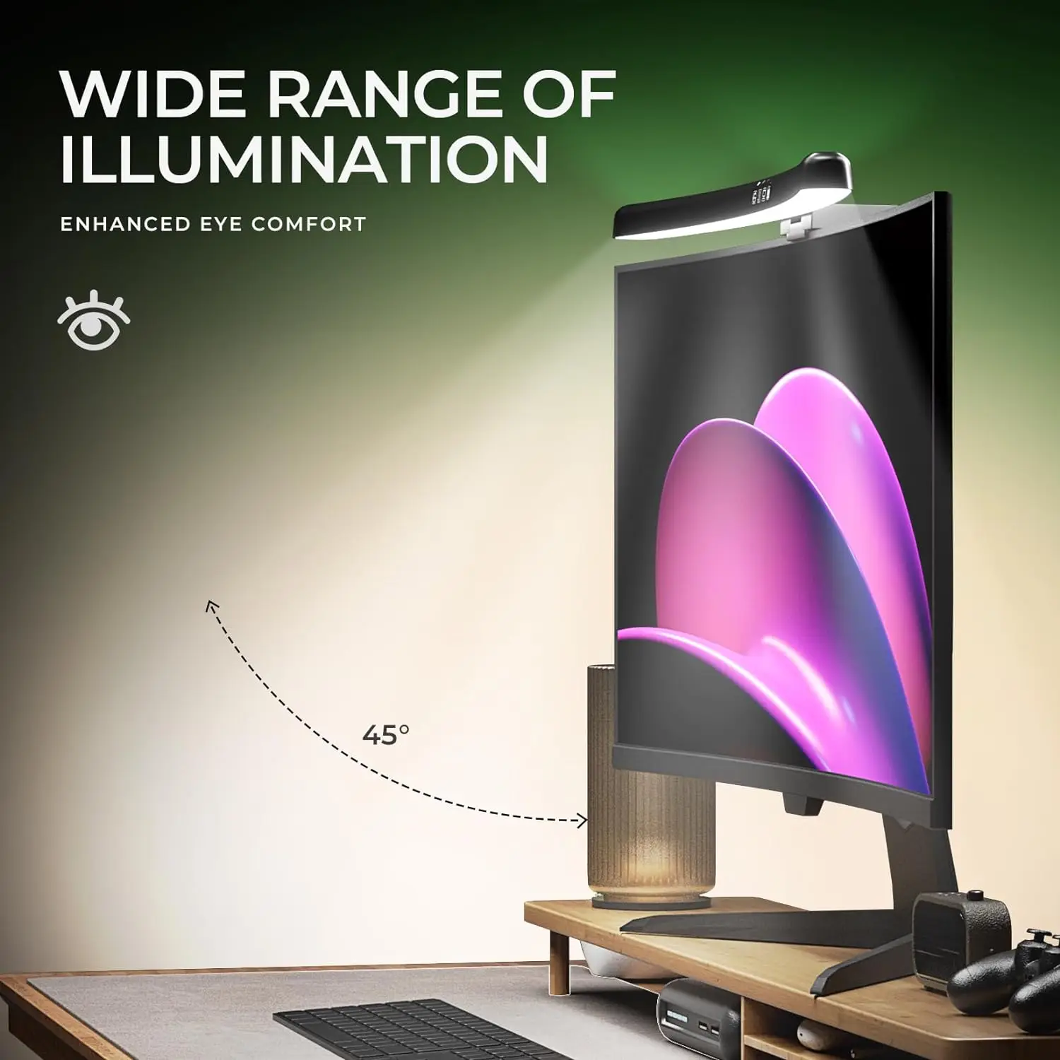 Barra de Luz para Monitor de C - Gaming Console Desk avaliação e preço
